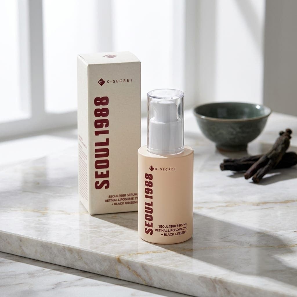 KSecret Seoul 1988 Serum : Retinal Liposome 2% + Black Ginseng– 30ml