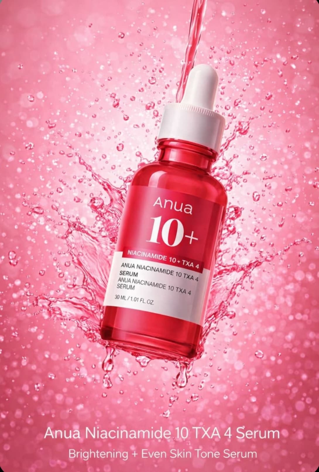 Anua Niacinamide 10% + TXA 4% Dark Spot Correcting Serum-30ml